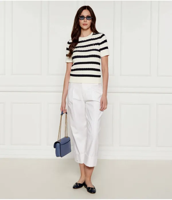 Свитер Slim fit Tommy Hilfiger, бежевый — фото 2
