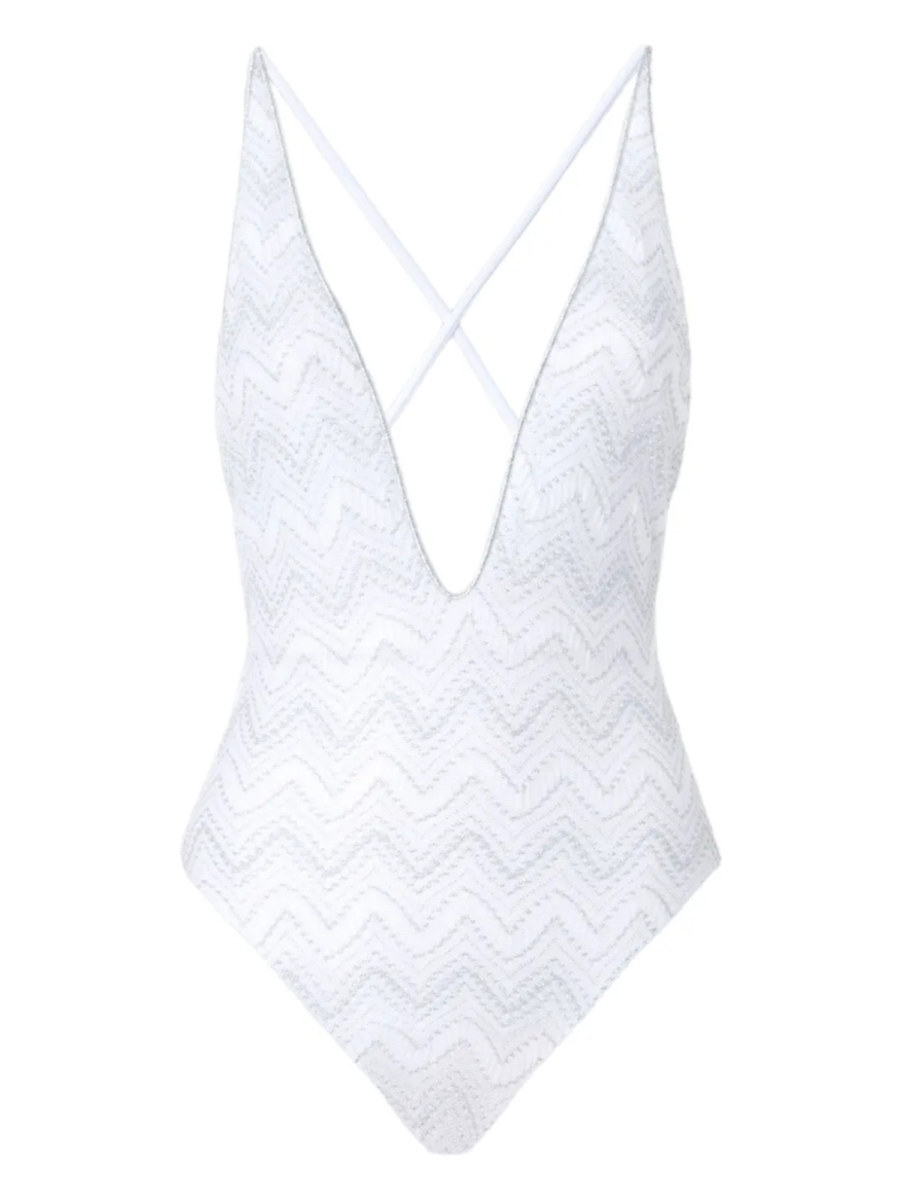 

Купальник с зигзагообразным узором Missoni, серый