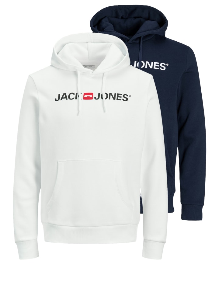 

Толстовка Jack & Jones, цвет dunkelblau/weiß