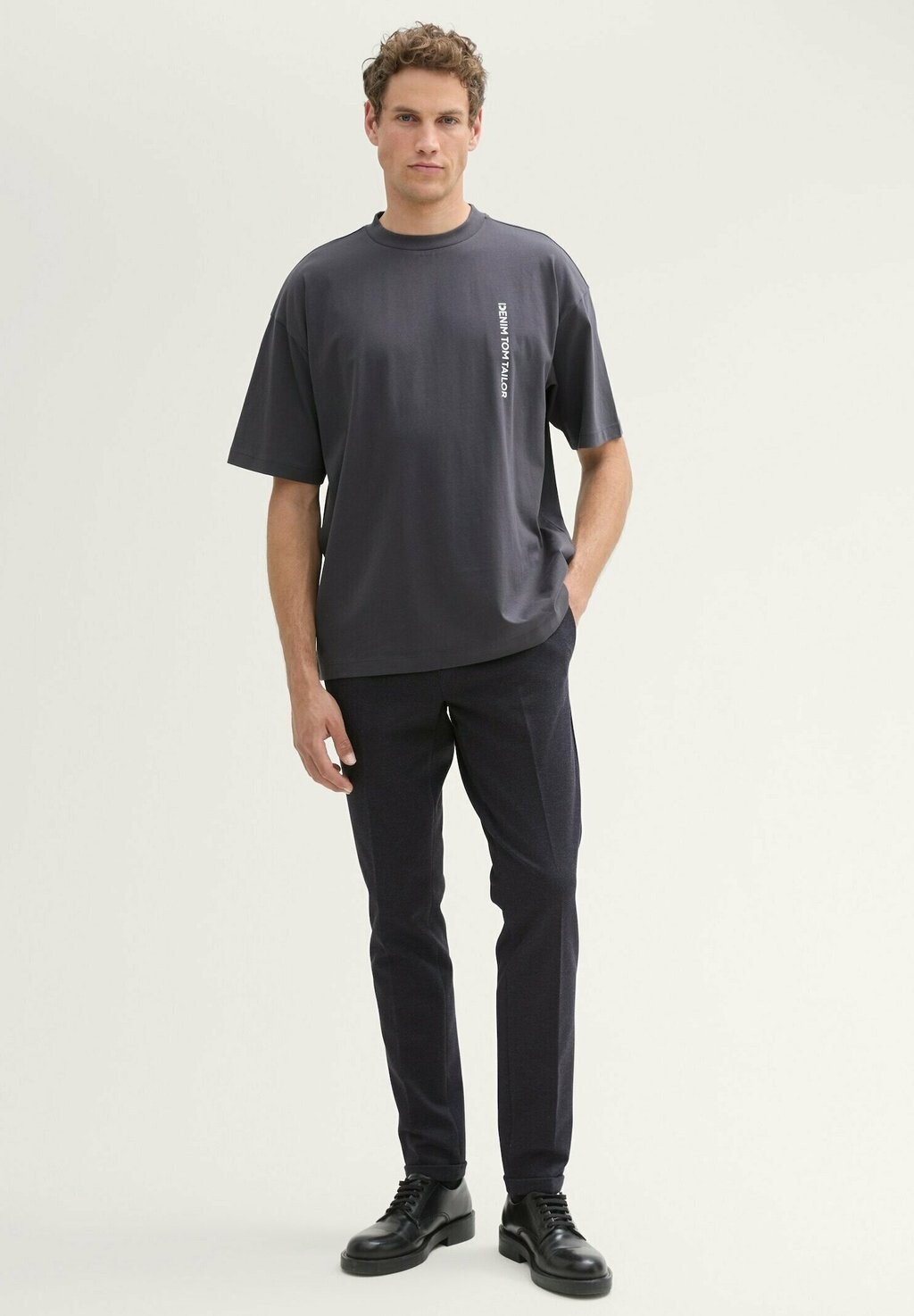 

Чиносы SLIM TOM TAILOR DENIM, антрацит