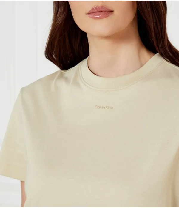 Футболка Regular fit Calvin Klein, бежевый — фото 4