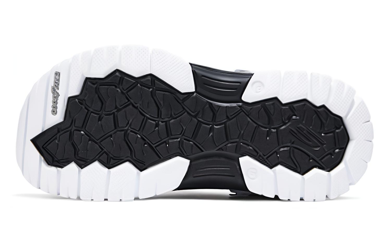 Skechers Фомис сандалии "Черный Белый" женские черно-белые, цвет Black/White — фото 4