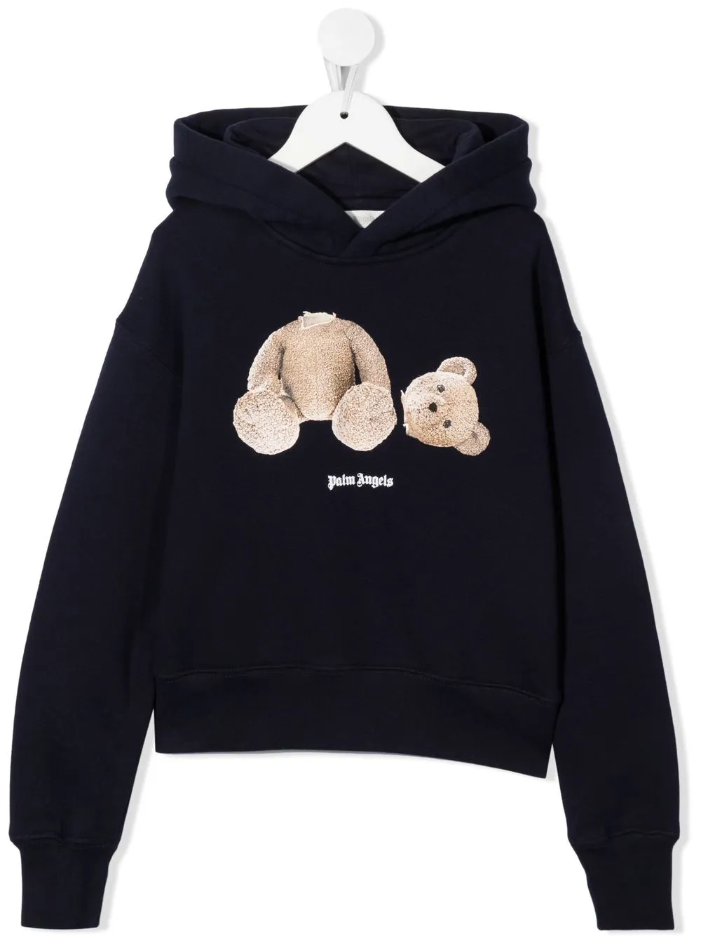 

Худи с принтом Palm Angels Kids, синий