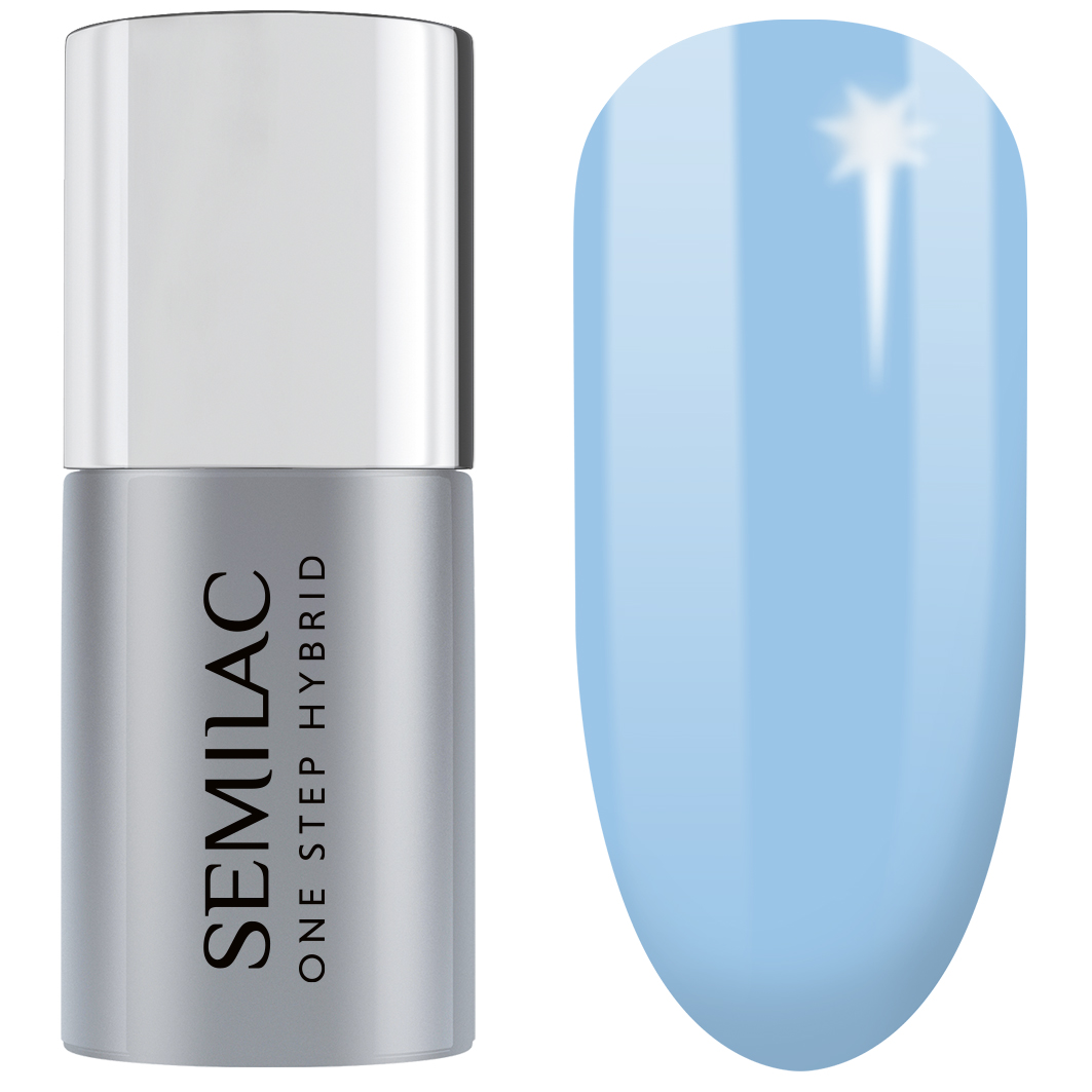 

Гель-Лак для ногтей one step hybrid Semilac, цвет nr.s810 baby blue, 5 мл