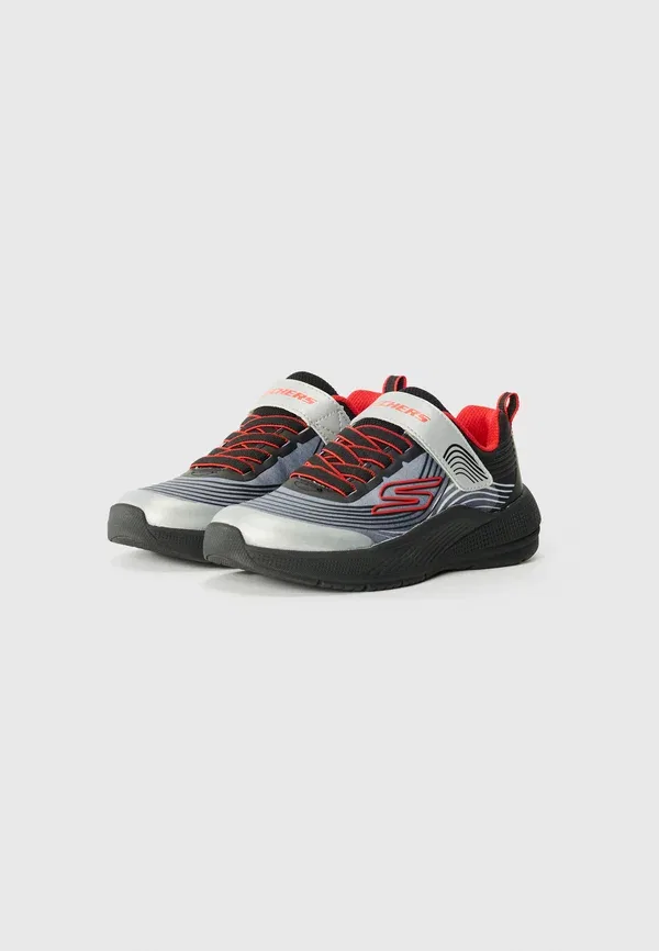 Кроссовки Skechers Microspec Advance, черный антрацит/серебристый/красный — фото 2