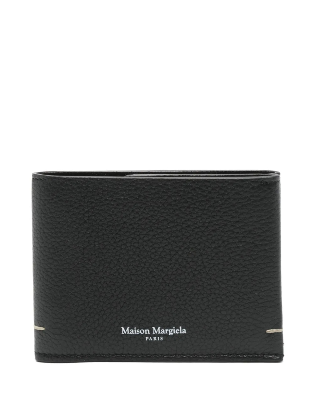 

Кошелек с логотипом, вышитым четырьмя стежками Maison Margiela, черный