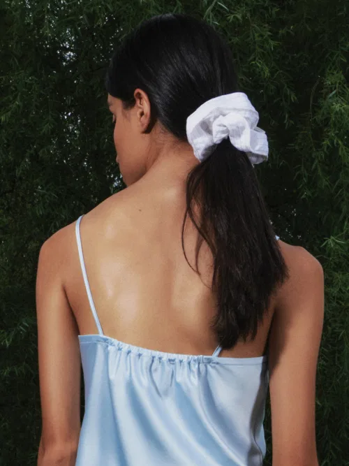 Шу-шу Kijun EMMA Scrunch White Stripe — фото 3