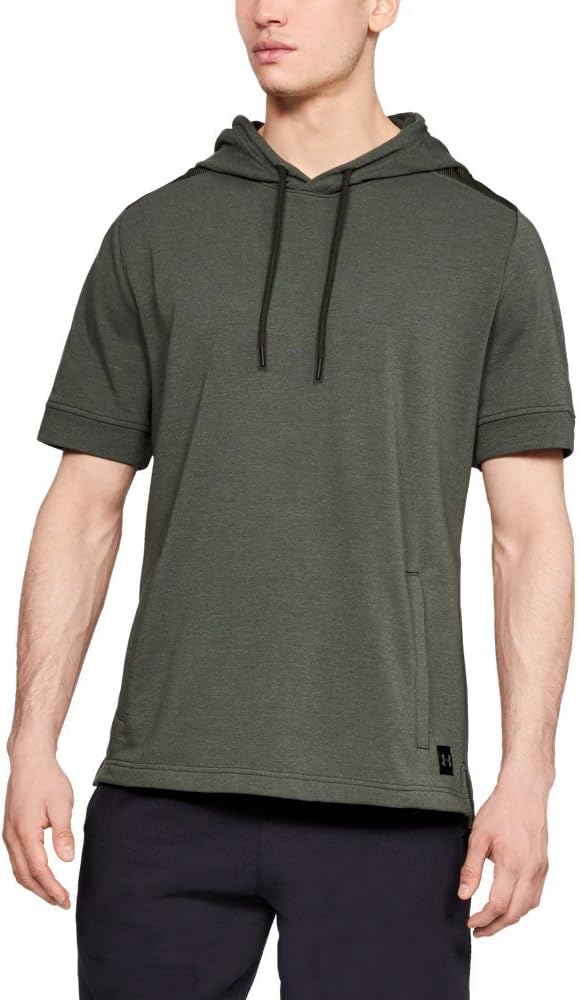 

Under Armour мужская толстовка с коротким рукавом Threadborne Terry, Artillery Green, Зеленый, Under Armour мужская толстовка с коротким рукавом Threadborne Terry, Artillery Green