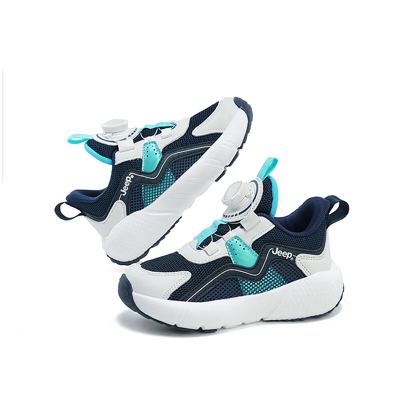 Кроссовки Jeep Kids Lifestyle Shoes Kids Low-top White, синий — фото 4