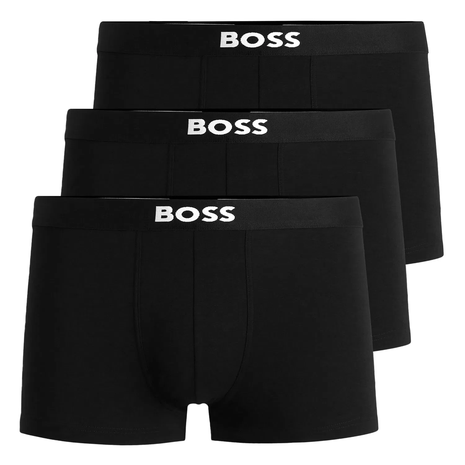 Трусы боксеры, хлопковые, BOSS, черный