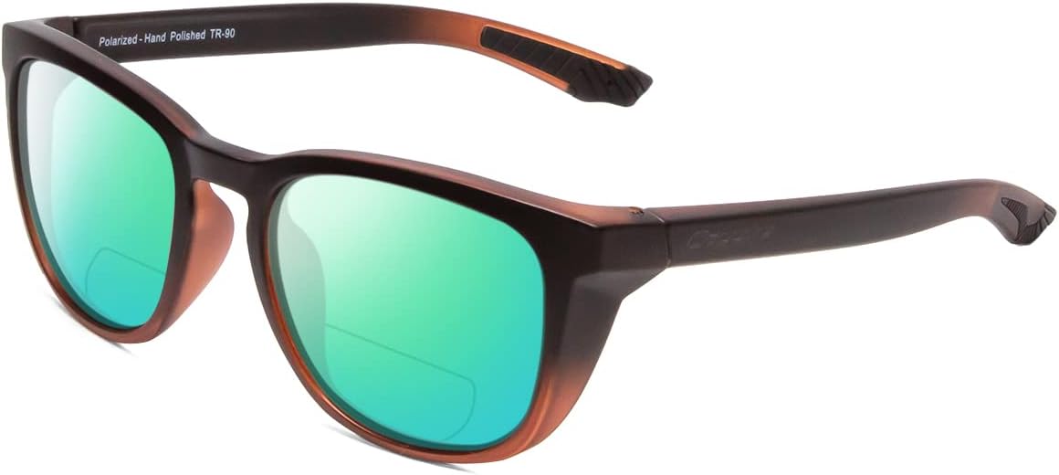 

Солнцезащитные очки унисекс Coyote Offshore с квадратными линзами, поляризованные или бифокальные | Матовый черный и коричневый | 53 мм, Matte Black-brown Frame/Green Mirror Lens