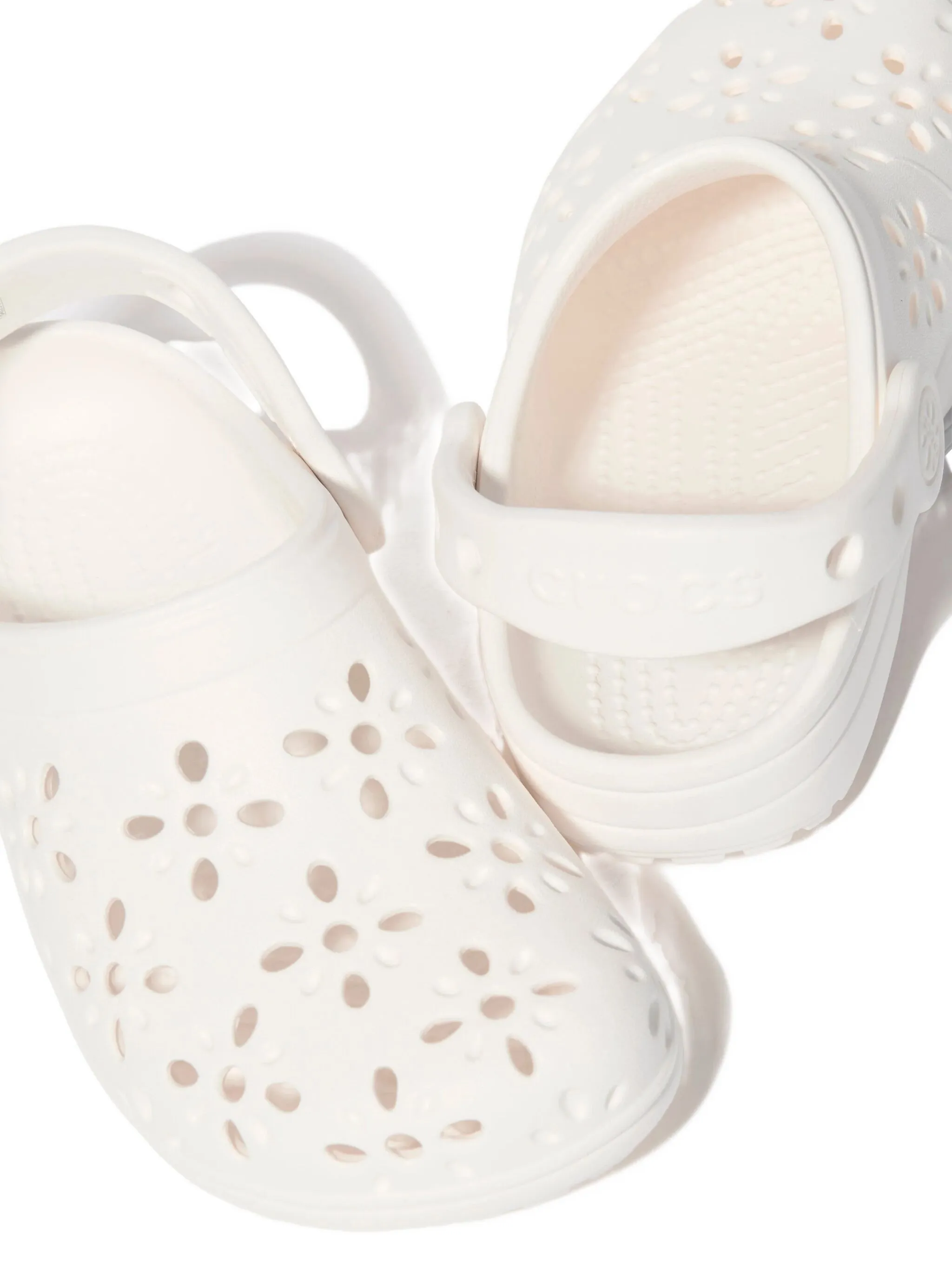 Сандалии с вырезами Crocs Kids, белый — фото 4