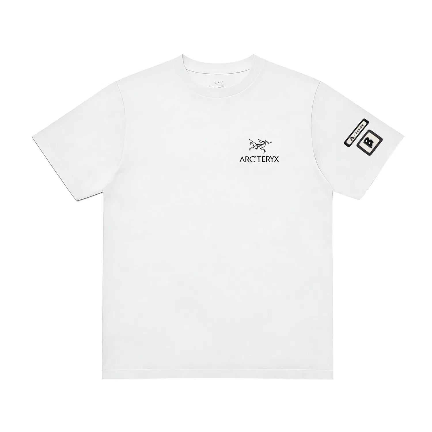Футболка с круглым вырезом унисекс Arcteryx Ivory White