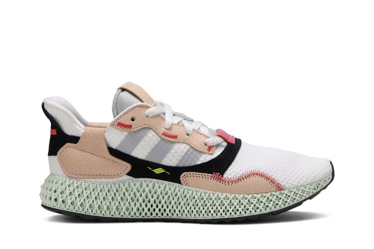 

Кроссовки Adidas Hender Scheme x ZX 4000 Futurecraft 4D 'White', белый, Белый;серый, Кроссовки Adidas Hender Scheme x ZX 4000 Futurecraft 4D 'White', белый