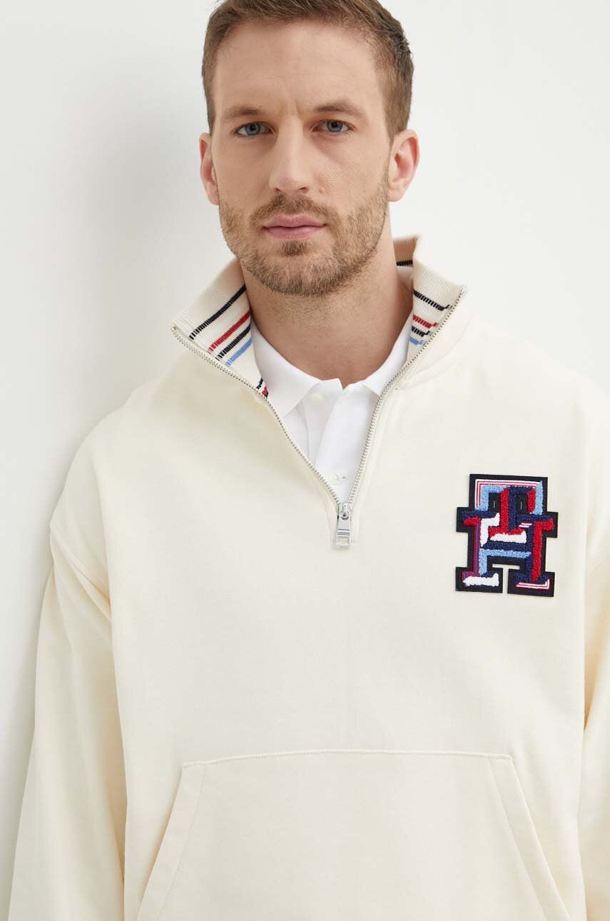 

Хлопковая толстовка Tommy Hilfiger, бежевый