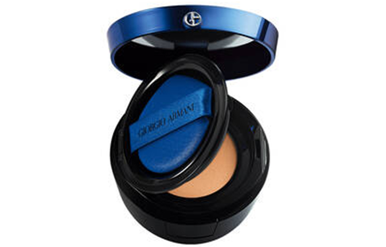 GIORGIO ARMANI AMANI MASTER Blue Air Cushion Serums тональная основа Air Cushions для сияющей кожи безупречное покрытие с защитой от солнца натуральный оттенок 14г — фото 4