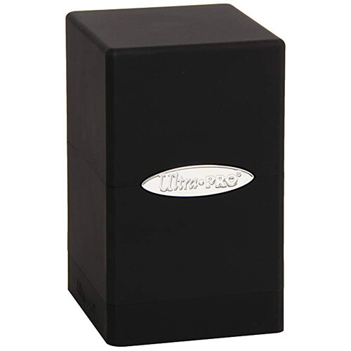 

Коробка для карточек Black Satin Tower Deck Box Ultra Pro