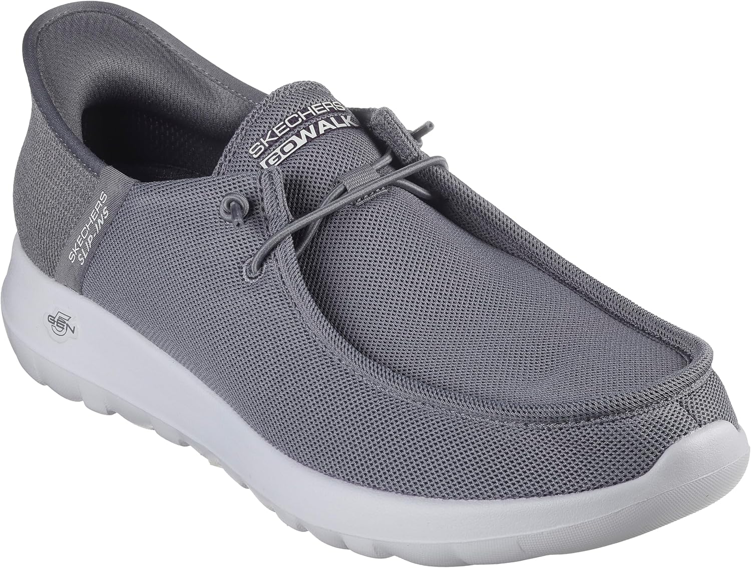 Мужские кроссовки Skechers Go Walk Max Free Hands слипоны, серый — фото 3