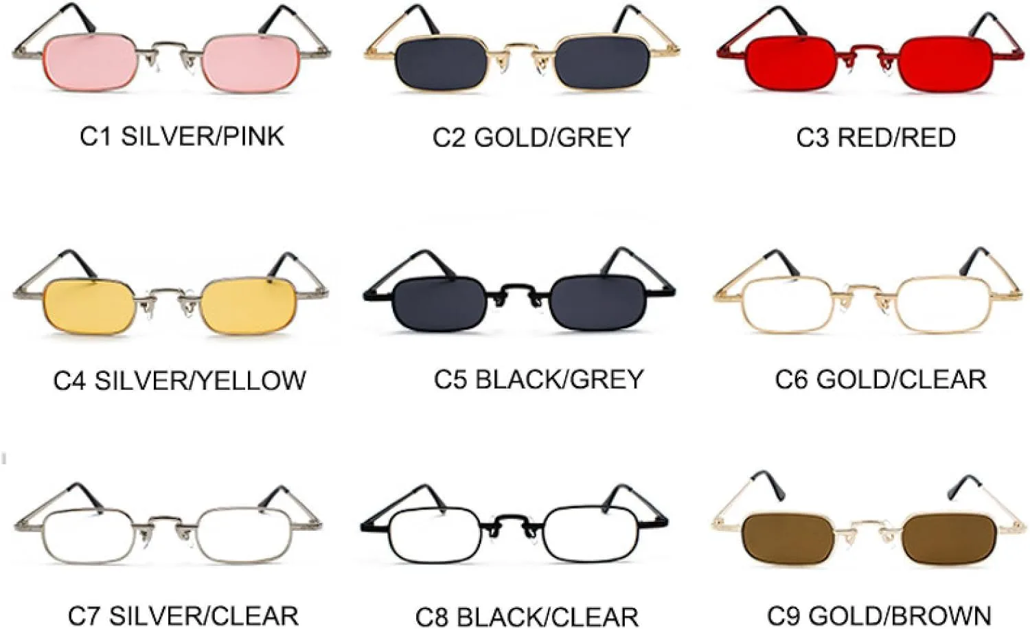 

Солнцезащитные очки с защитой от УФ-излучения UV400 | Металлические | Для женщин и мужчин | Для занятий спортом на открытом воздухе и вождения DSVIGF, 03