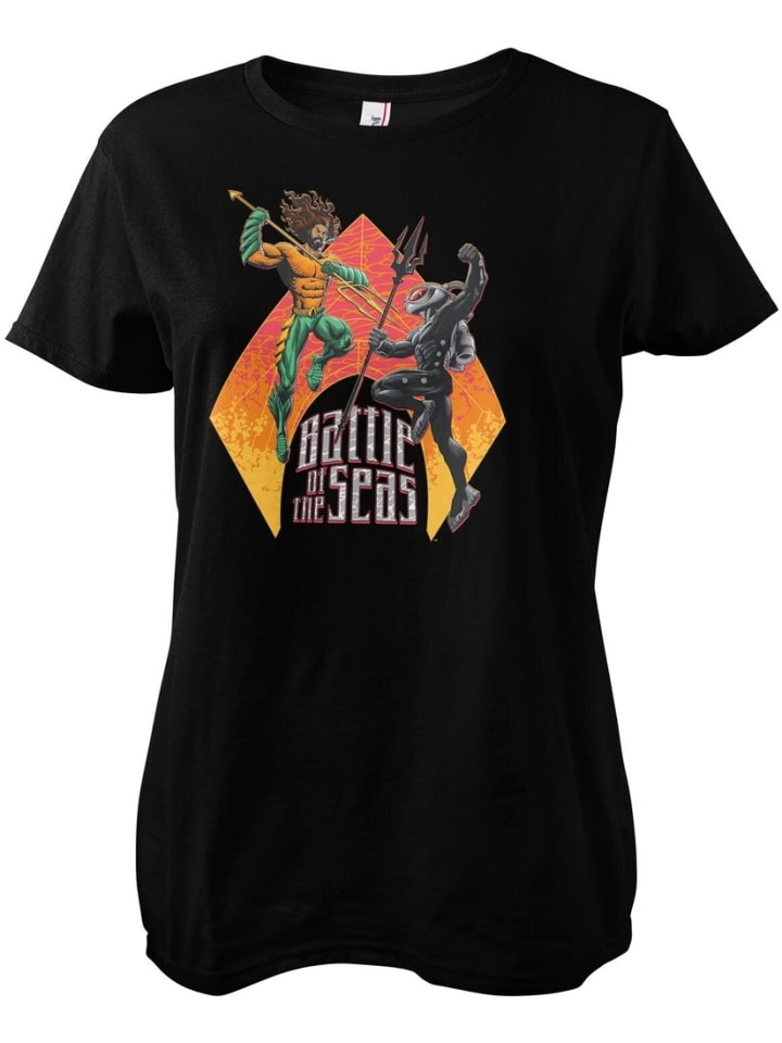

Футболка Battle Of The Seas Girly Tee черного цвета DC Comics, Черный, Футболка Battle Of The Seas Girly Tee черного цвета DC Comics