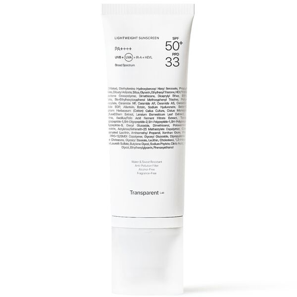 

Легкий солнцезащитный крем spf50+, 100 мл Transparent Lab Lightweight sunscreen