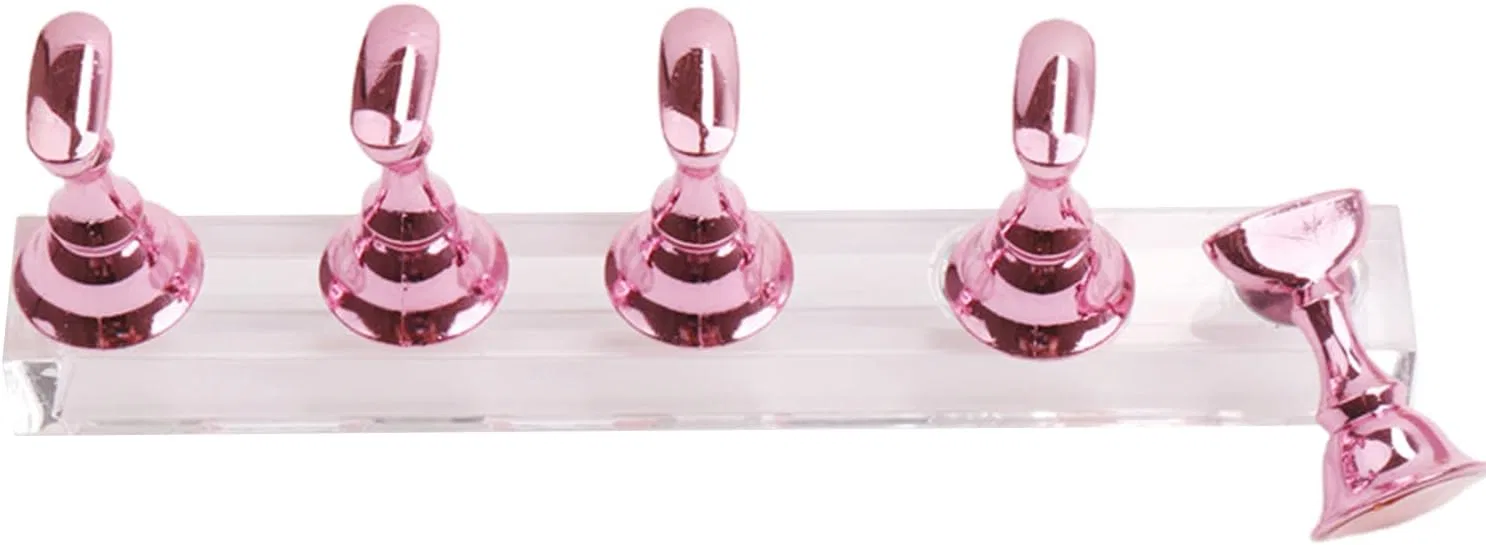 Магнитная подставка для тренировки нейл-арта SpirWoRchlan Spirworchlan, Pink Pull On
