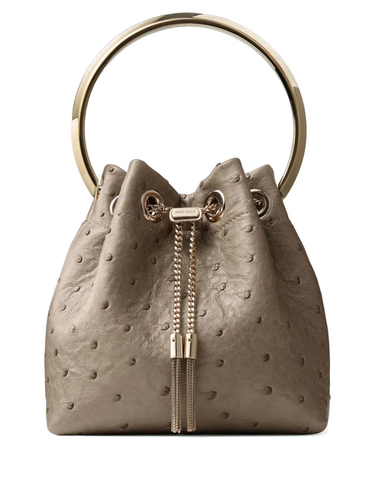 

Сумка-ведро Jimmy Choo Bon Bon, нейтральный