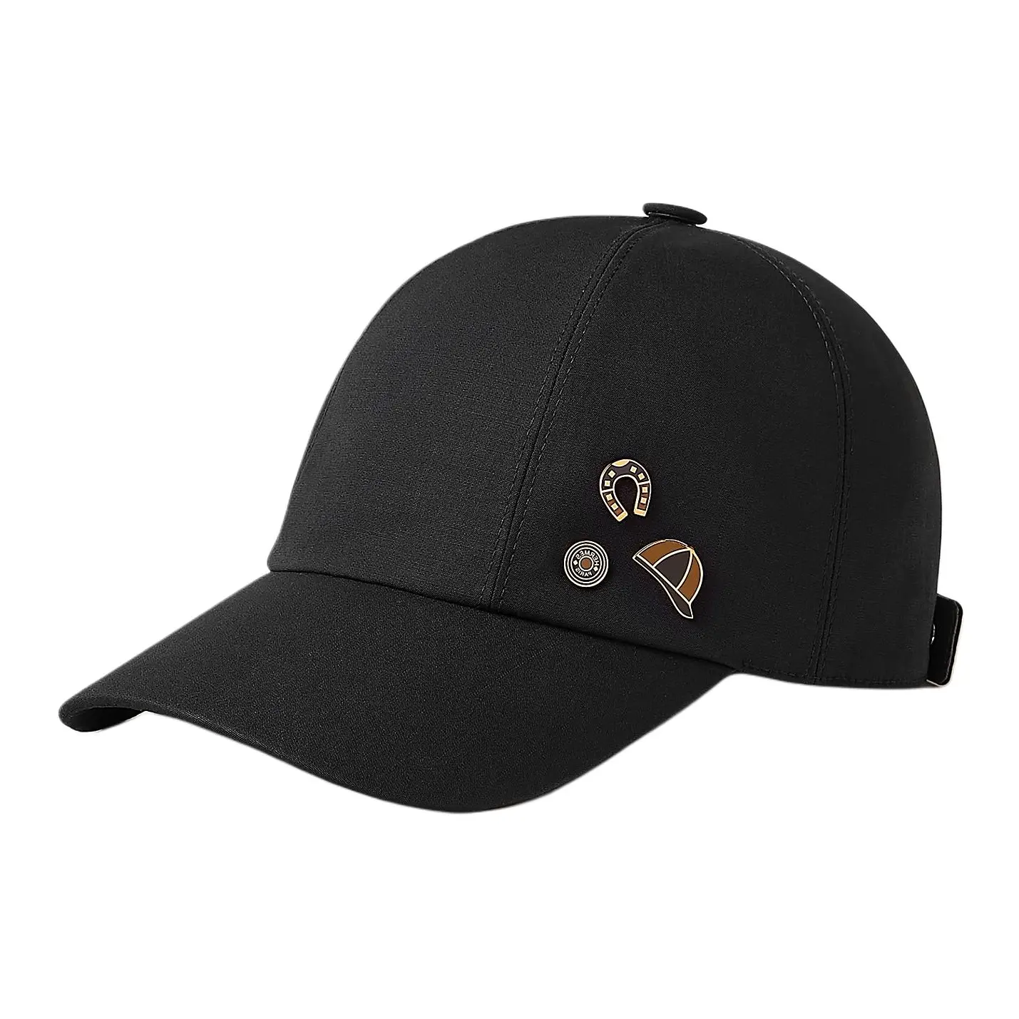 HERMES Шерстяная бейсболка Women's Black — фото 3