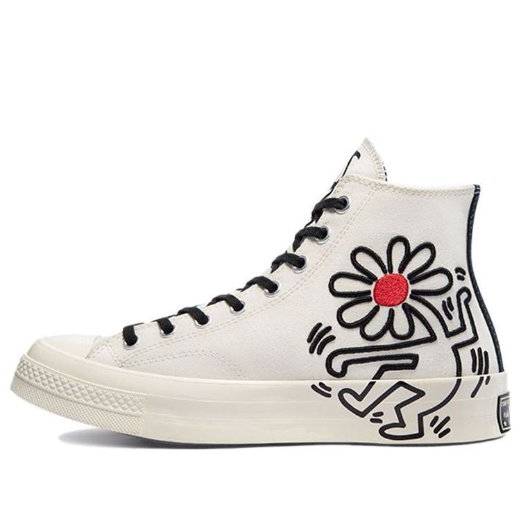 

Кеды Keith Haring x Converse Chuck Taylor All-Star 70 High Tops Egret White 'Egret Black Red', кремовый