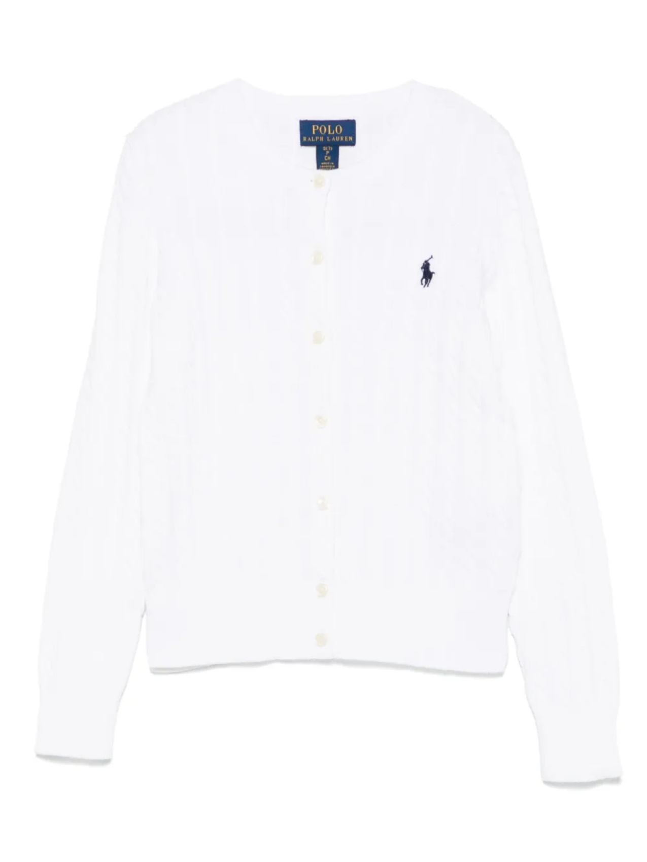 

POLO RALPH LAUREN KIDS Кардиган Polo Pony, белый