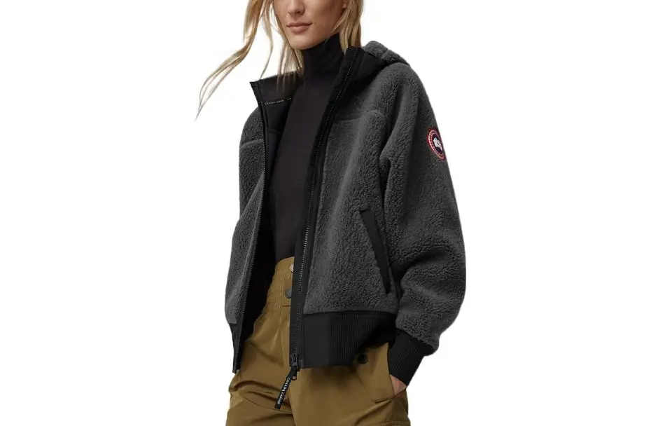 

Женская бархатная куртка Canada Goose, Железно-серый