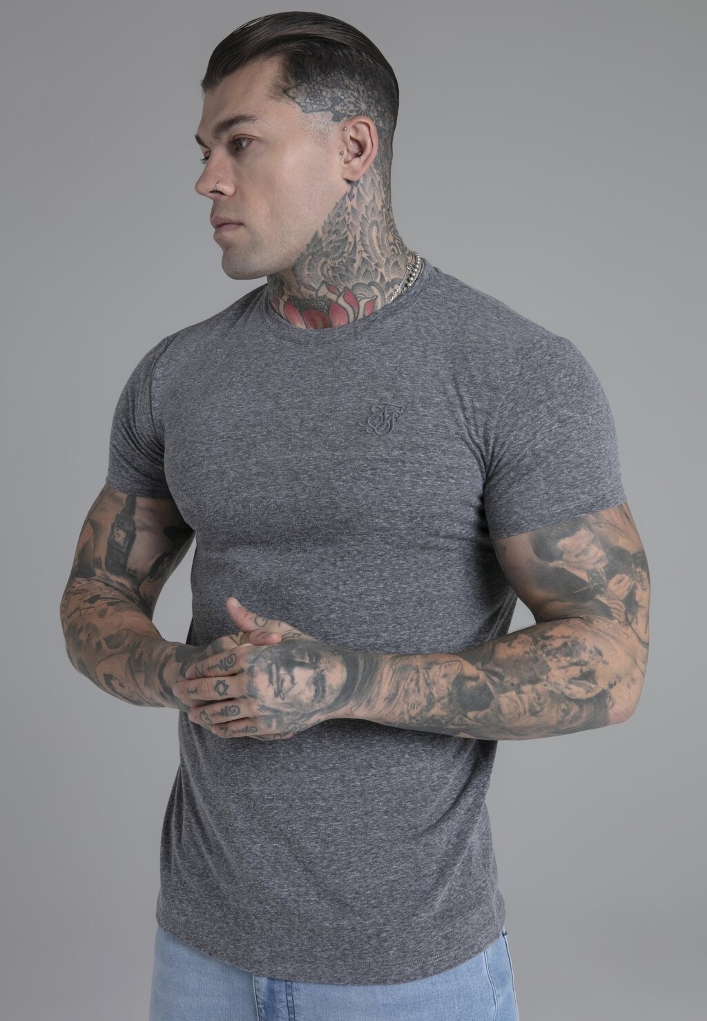 

Футболка базовая MARL SIKSILK, цвет dark grey