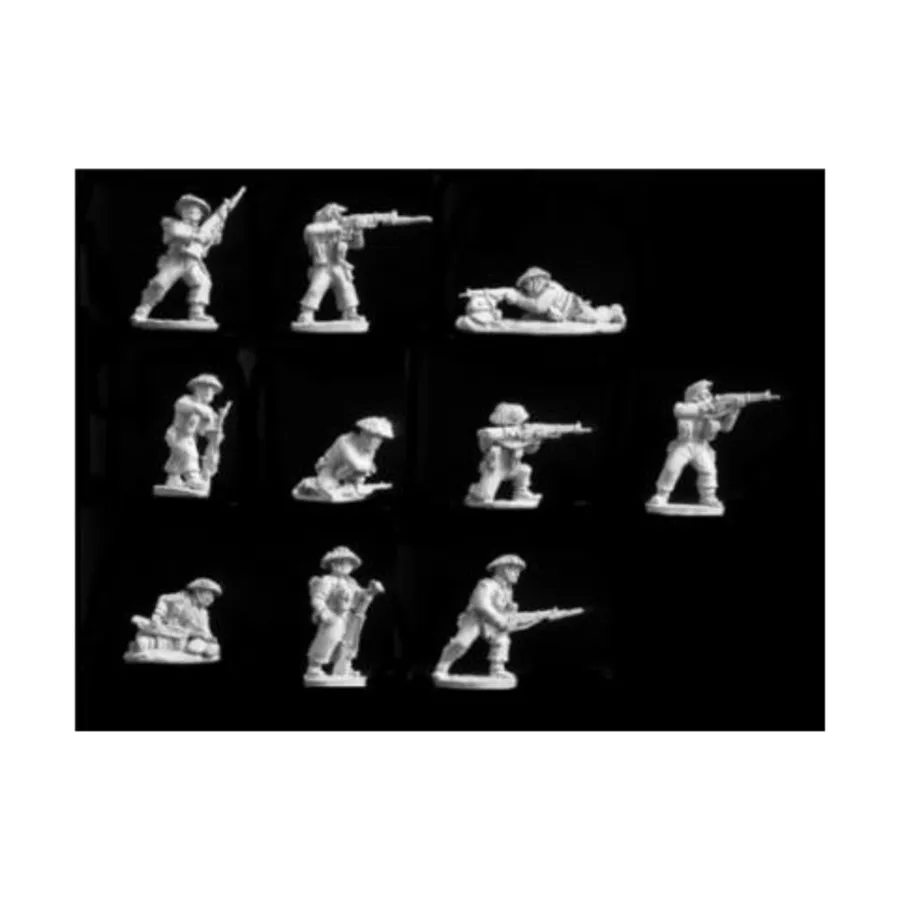 

Британские стрелки - Атака, Berlin or Bust WWII Miniatures - British - Infantry