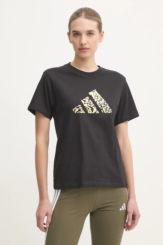 

Футболка хлопковая W T MET TEE Adidas, черный