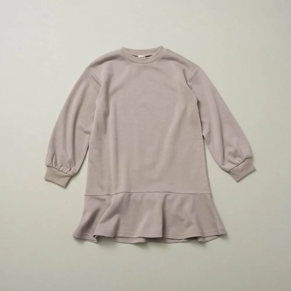 Платье с расклешенным низом и объемными рукавами. Branshes, gray
