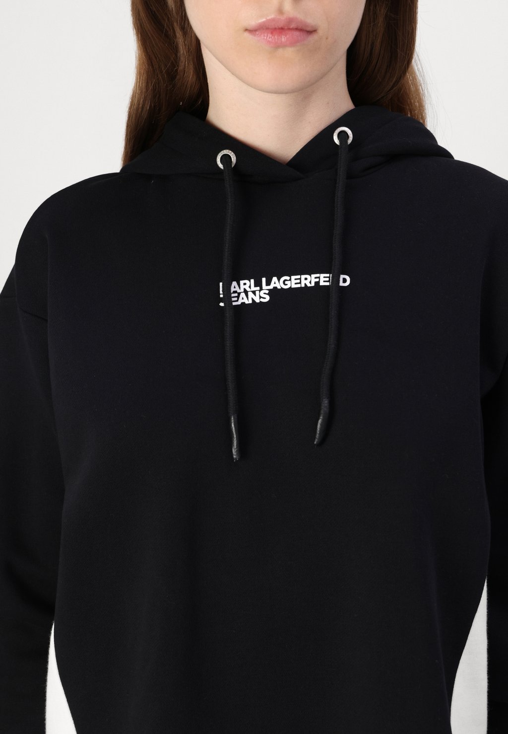 

Толстовка COLOUR BLOCK HOODIE Karl Lagerfeld Jeans, черный