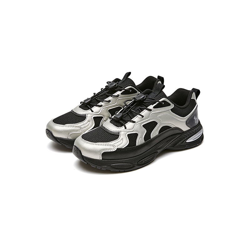 Детские повседневные туфли Kids' Under Armour, черный/серебряный — фото 3