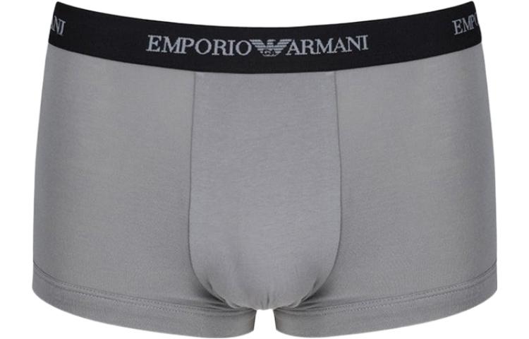 Трусы мужские Emporio Armani комплект из 3 штук (серый+черный+белый) — фото 2