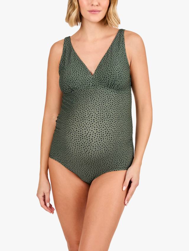 

Платье-купальник для беременных с V-образным вырезом JoJo Maman Bébé, Khaki