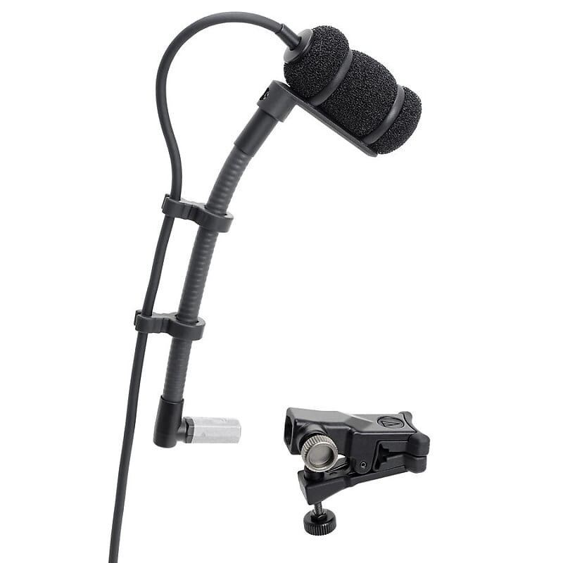 

Конденсаторный микрофон Audio-Technica ATM350UCW Clip-on Cardioid Condenser Instrument Microphone