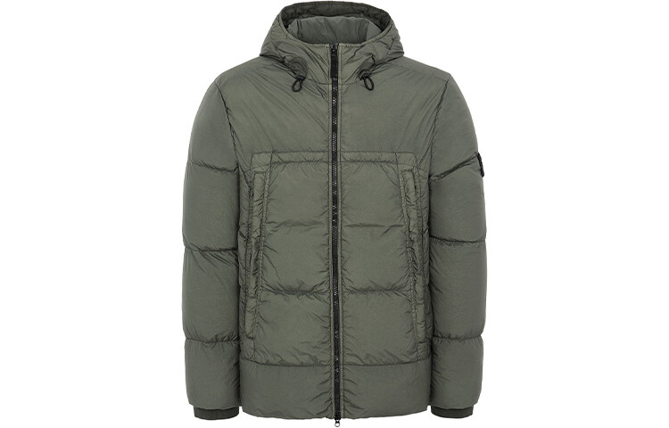 

Пуховик мужской Moss Green Stone Island, зеленый