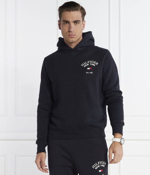 Толстовка Tommy Hilfiger Arched Varsity, синий — фото 3