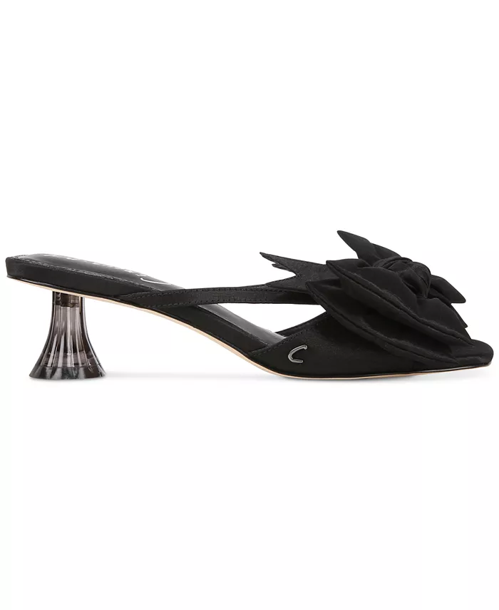 Женские босоножки на низком каблуке Natalina Bow с бантом Circus NY by Sam Edelman, черный — фото 2