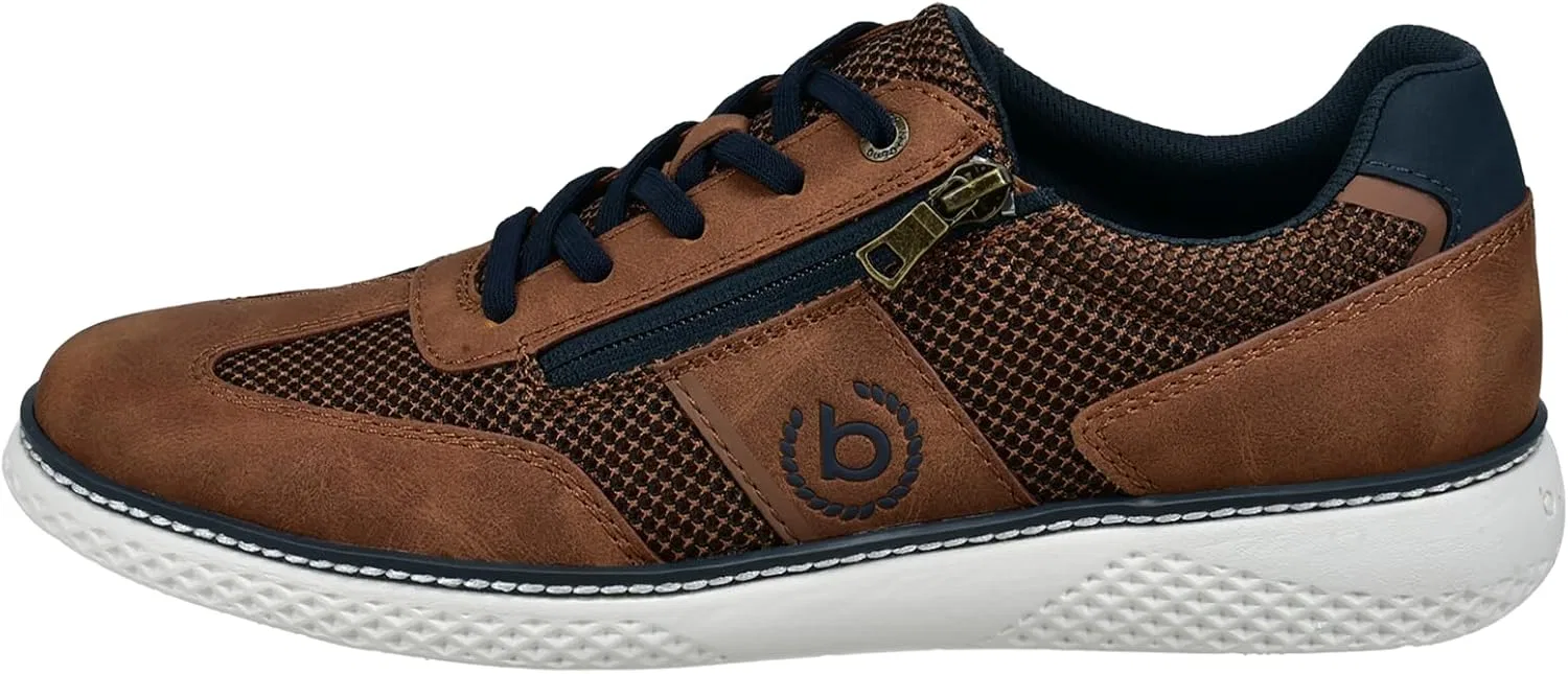 Мужские деловые туфли Bugatti, мужские туфли на шнуровке, Cognac 6300 — фото 2
