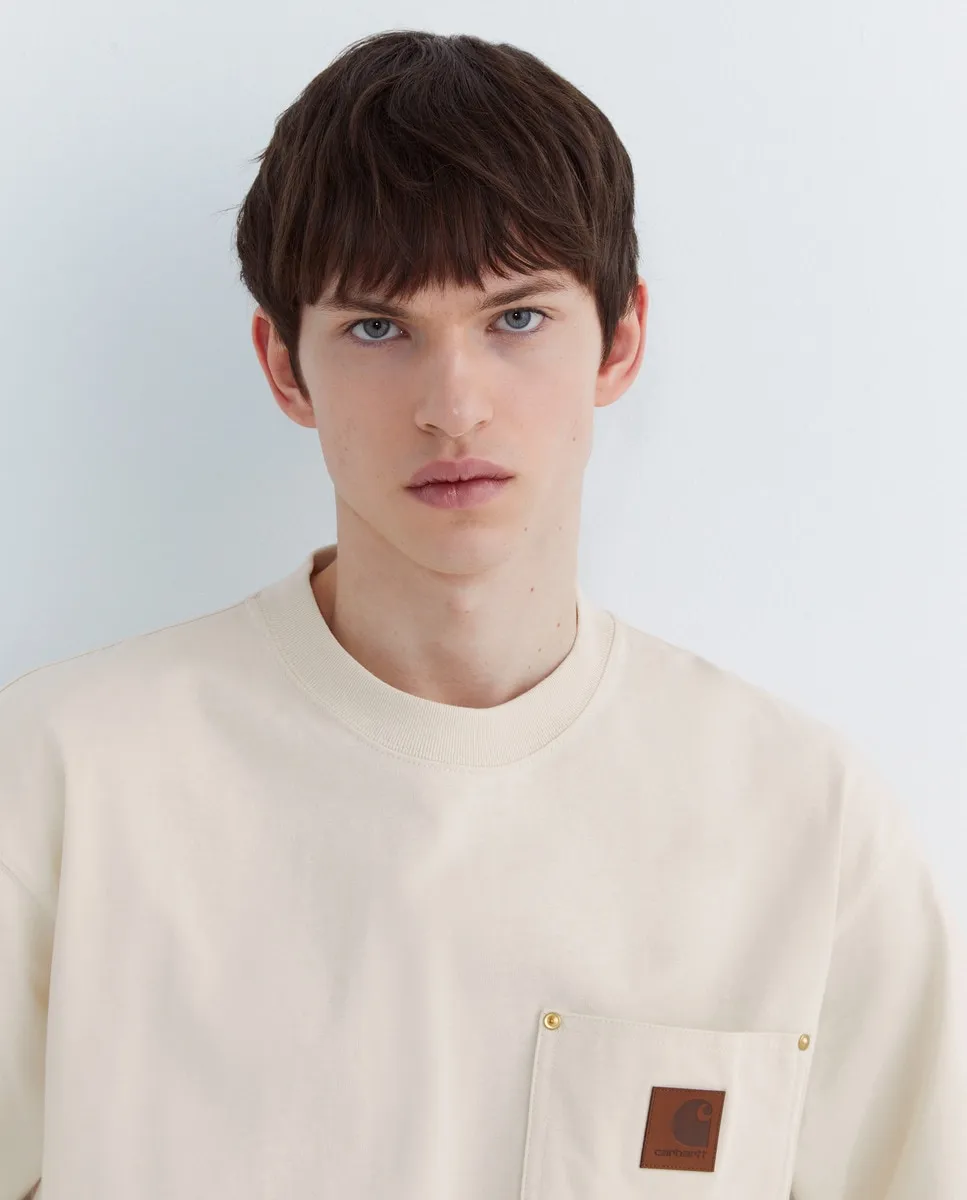 

Футболка мужская Eldon Pocket с коротким рукавом Carhartt WIP, белый