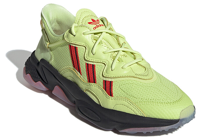 Кроссовки Ozweego Chunky для мужчин с низким верхом, желтые/красные/черные Adidas Originals — фото 3