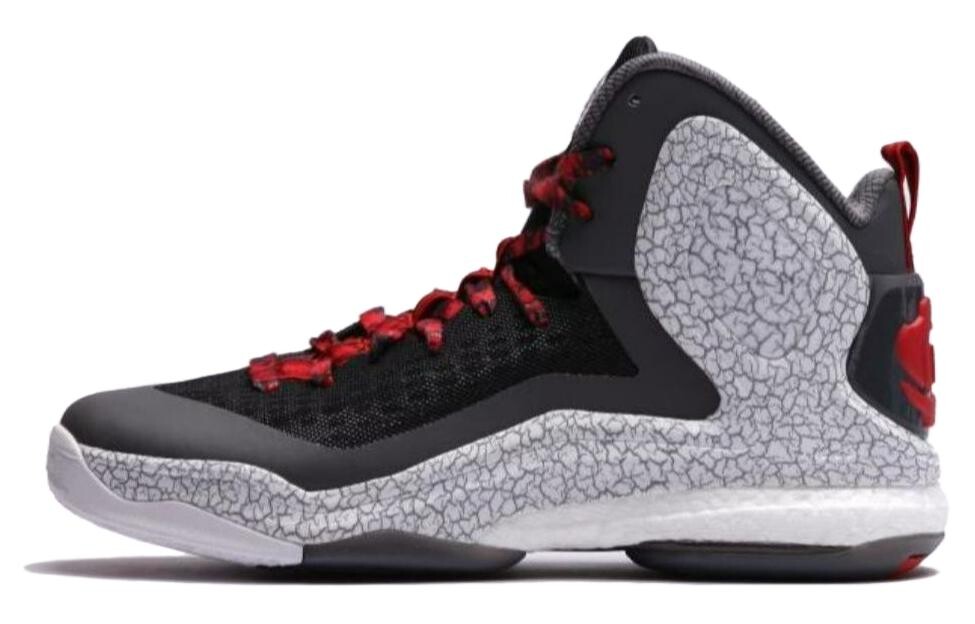 

Баскетбольные кроссовки D Rose 5 мужские, среднего размера, черные/серые Adidas