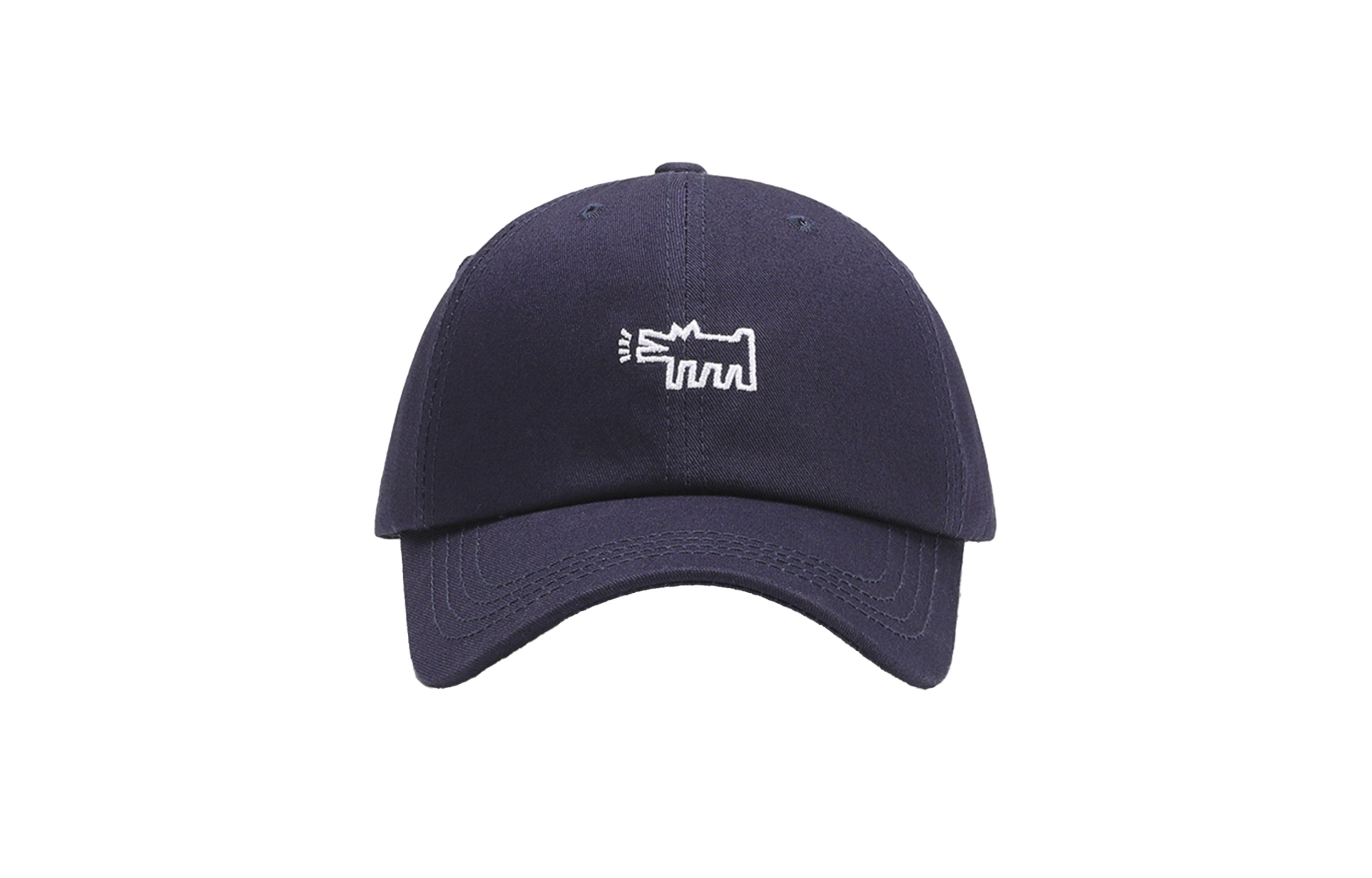 

Хлопковая бейсболка унисекс ALIEN BANG, черный+черный