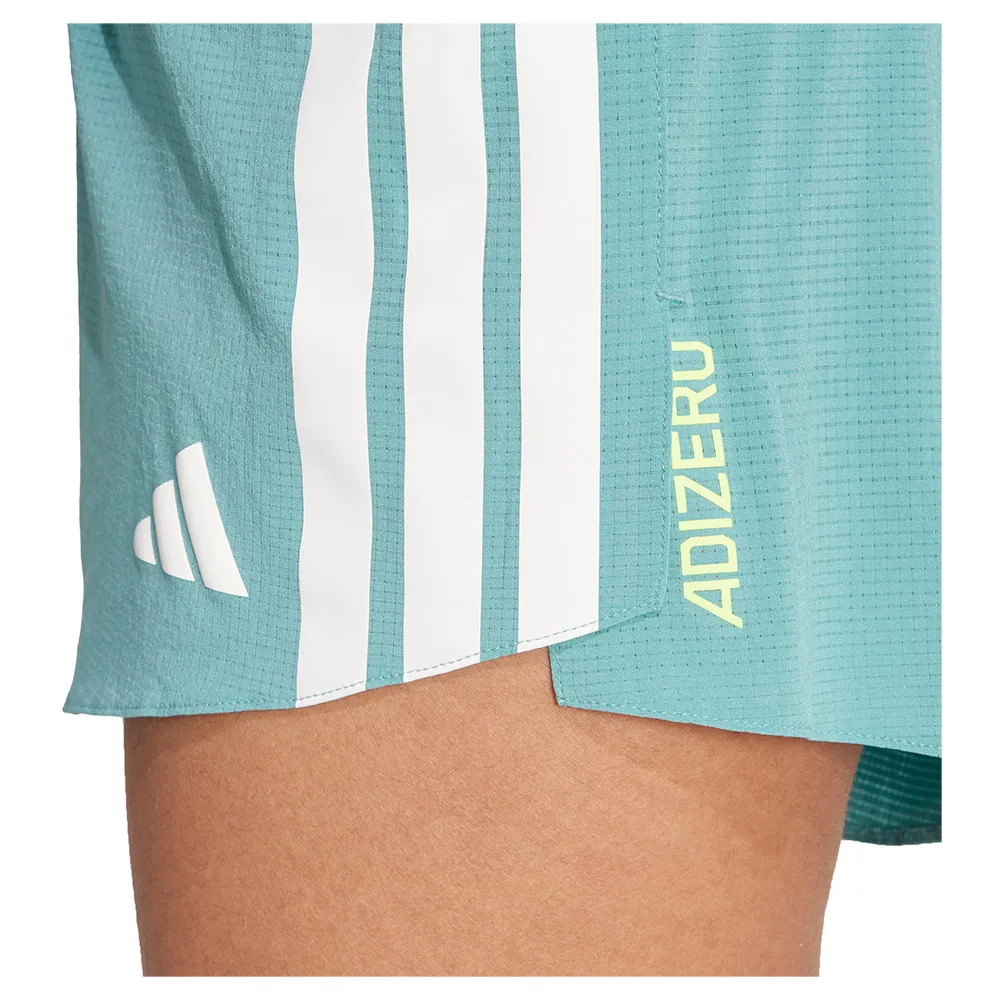 Шорты adidas Adizero Gel Pocket 2В'' shorts, синий — фото 4
