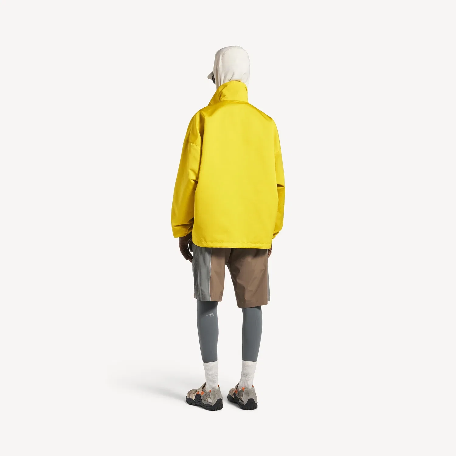 Мужская куртка Balenciaga Bodies с воротником-стойкой на молнии, желтая — фото 4
